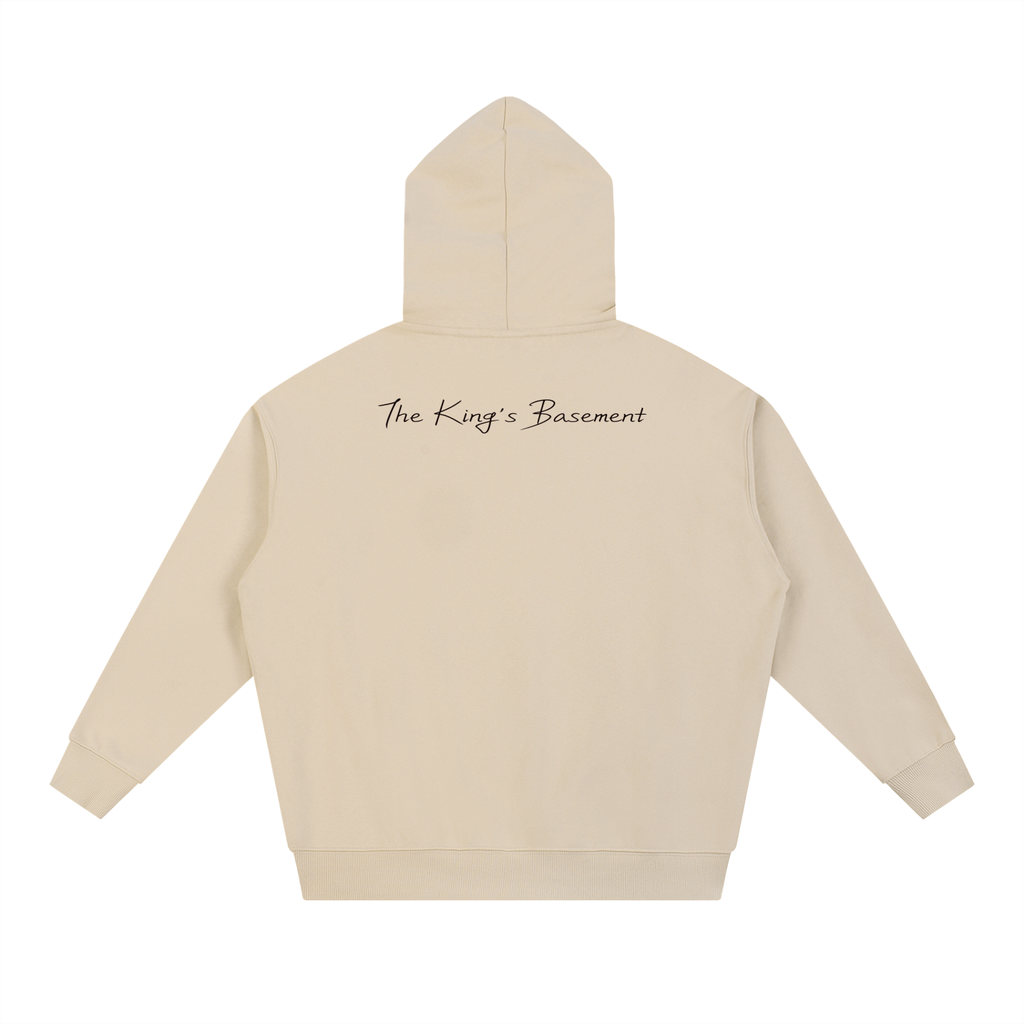 Khaki Heavyweight Hoodie w/ BIBLE acronym basic instructions before leaving Earth