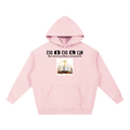 Pink Heavyweight Hoodie w/ BIBLE acronym basic instructions before leaving Earth